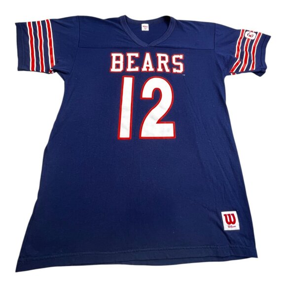 Wilson Other - Vintage Chicago Bears #12 Jersey Mens Large Wilson USA Made Football Shirt 80s